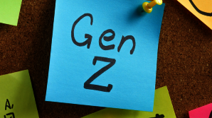 Immagine che mostra dei post-it con la scritta "Gen Z"